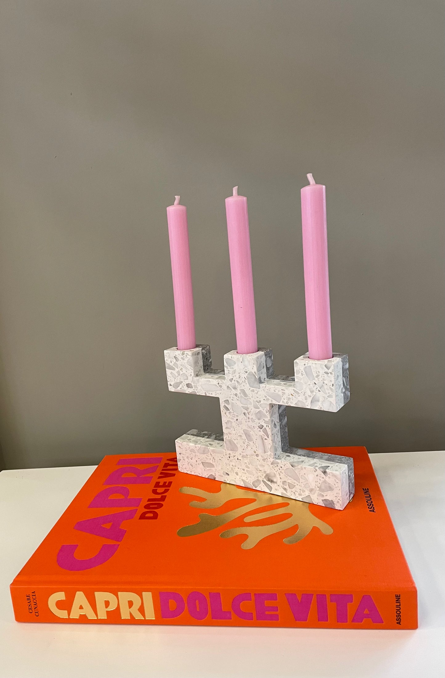 Two-Tone Candle Stand